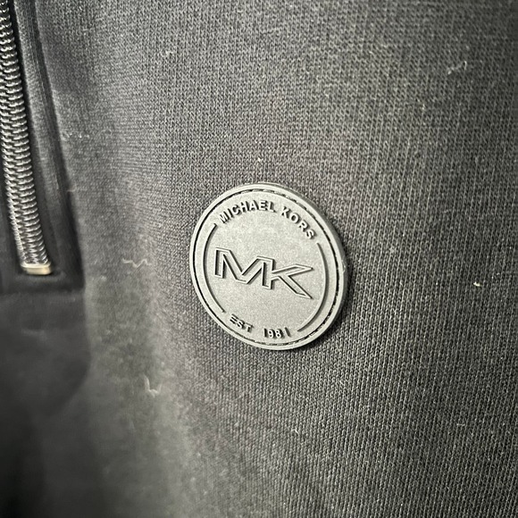 Women's Michael Kors 3 quarter zip sweater Black Size S - Picture 4 of 5